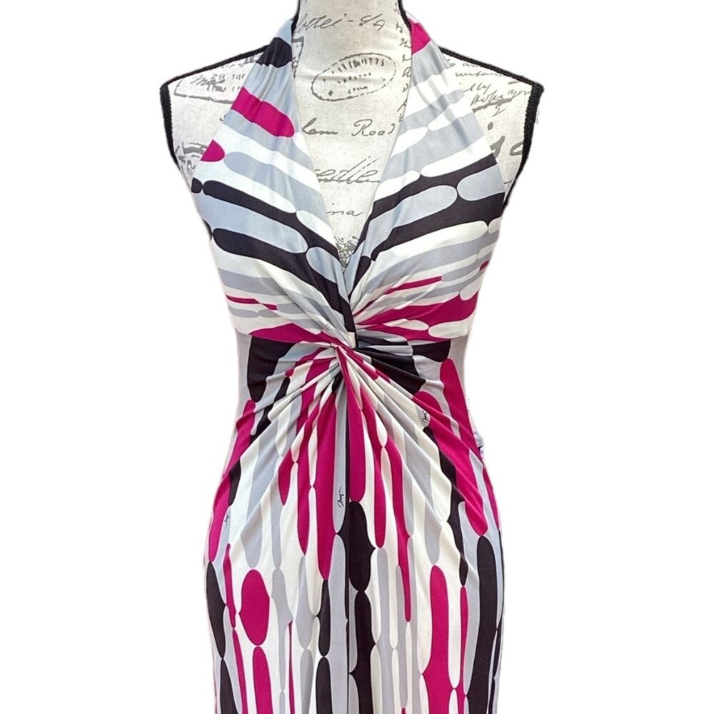 Trina Turk Halter Top Cocktail Dress